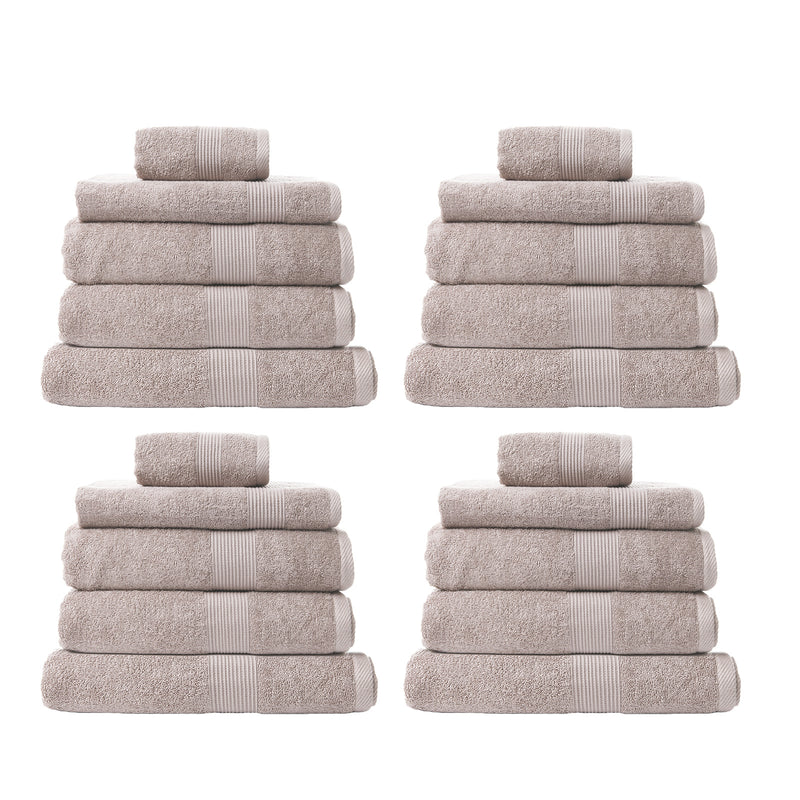 Royal Comfort Cotton Bamboo Towel Bundle Set 450GSM Luxurious Absorbent