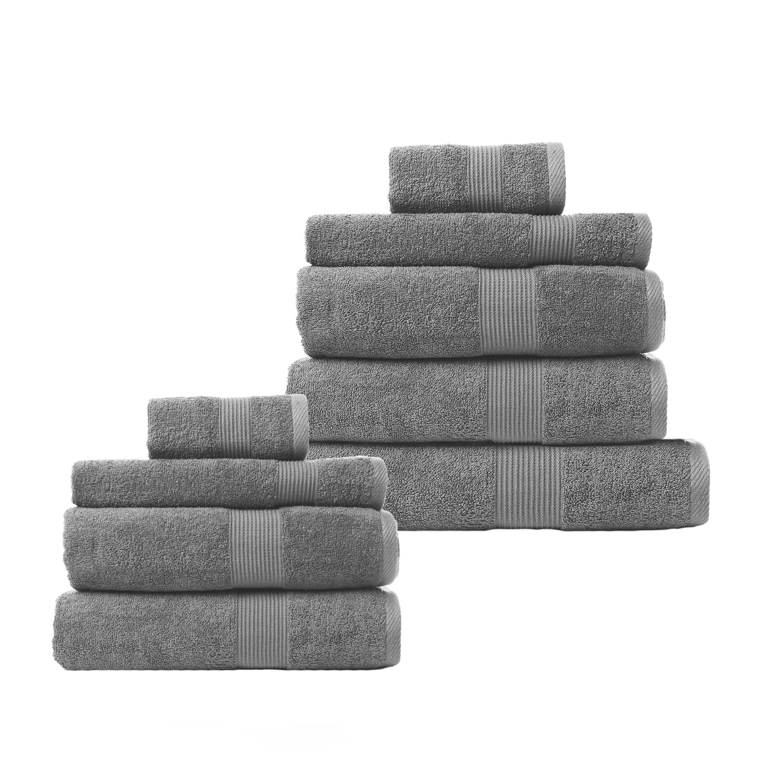 Royal Comfort Cotton Bamboo Towel Bundle Set 450GSM Luxurious Absorbent - Myzenhome