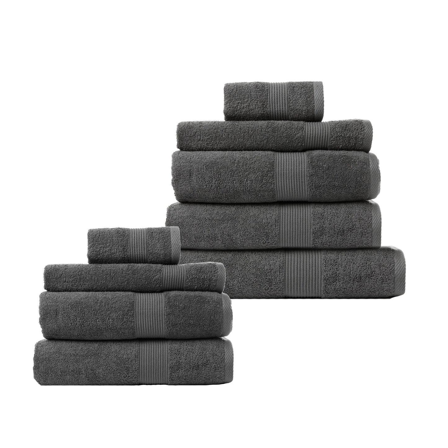 Royal Comfort Cotton Bamboo Towel Bundle Set 450GSM Luxurious Absorbent - Myzenhome