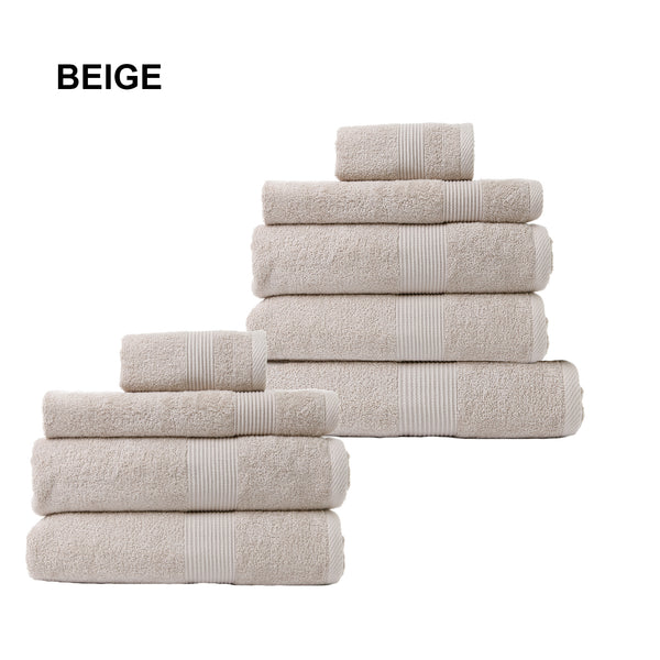 Royal Comfort Cotton Bamboo Towel Bundle Set 450GSM Luxurious Absorbent