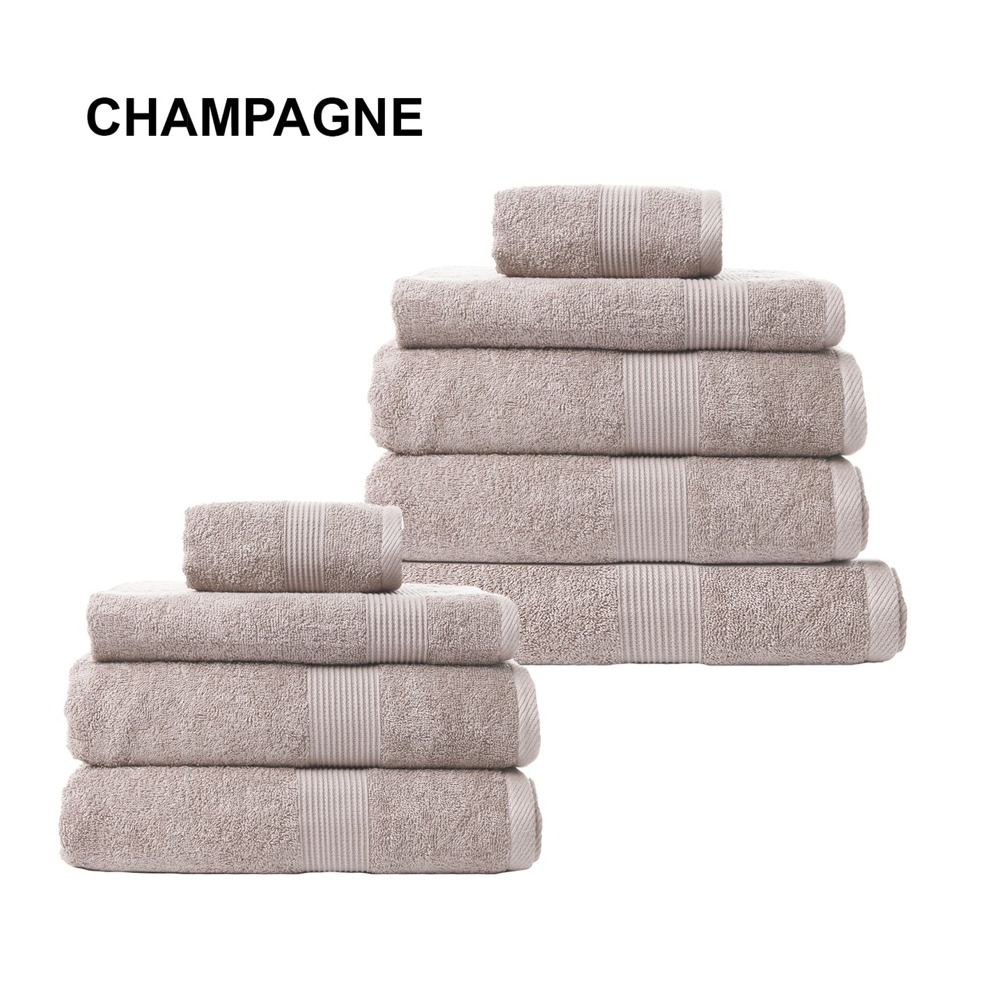 Royal Comfort Cotton Bamboo Towel Bundle Set 450GSM Luxurious Absorbent - Myzenhome