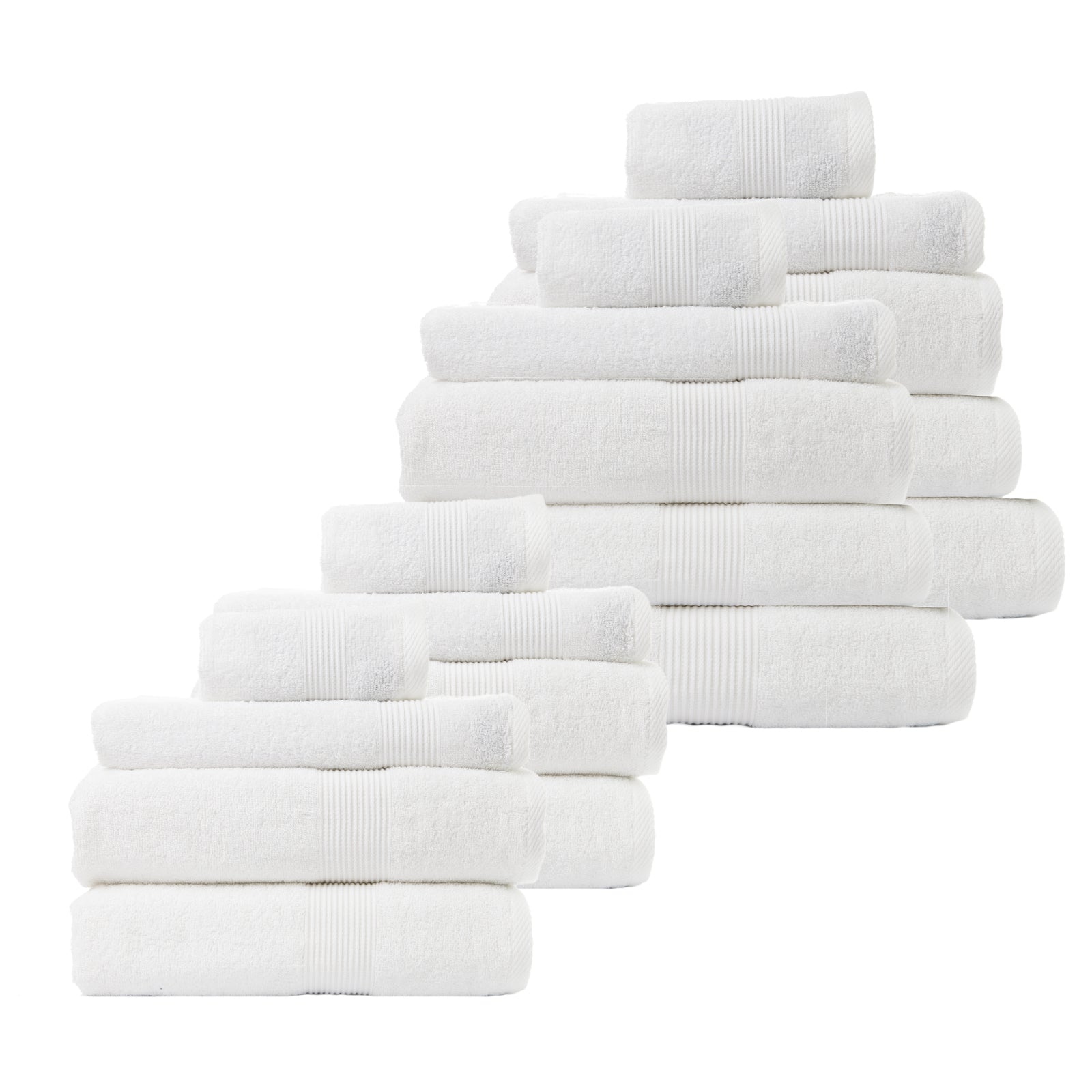 Royal Comfort Cotton Bamboo Towel Bundle Set 450GSM Luxurious Absorbent - Myzenhome