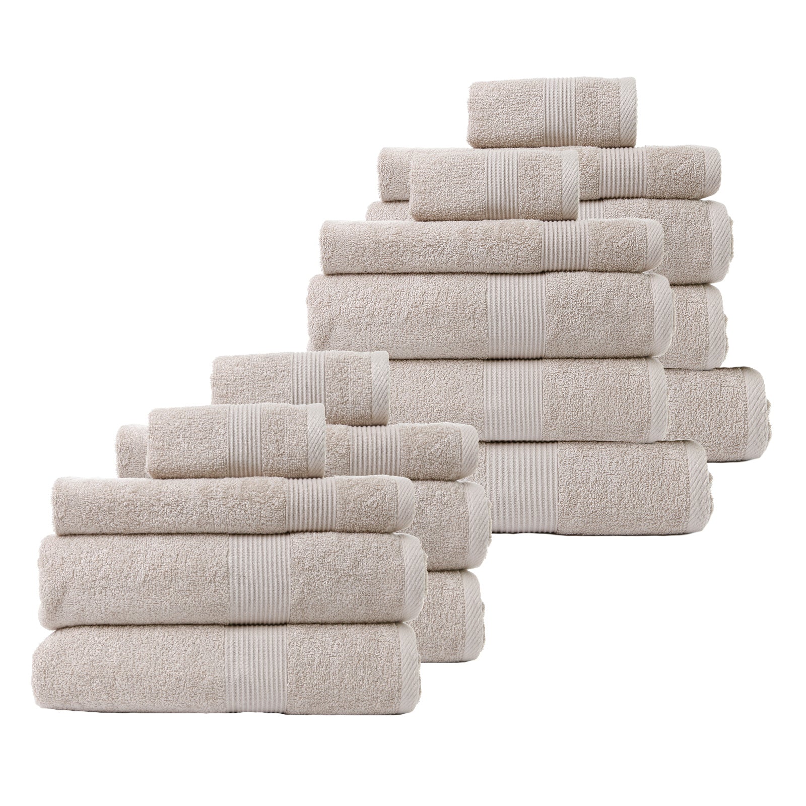 Royal Comfort Cotton Bamboo Towel Bundle Set 450GSM Luxurious Absorbent - Myzenhome