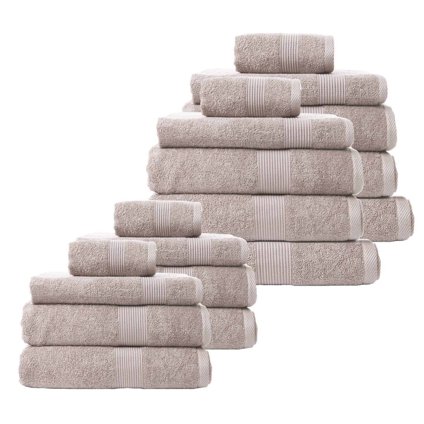 Royal Comfort Cotton Bamboo Towel Bundle Set 450GSM Luxurious Absorbent - Myzenhome