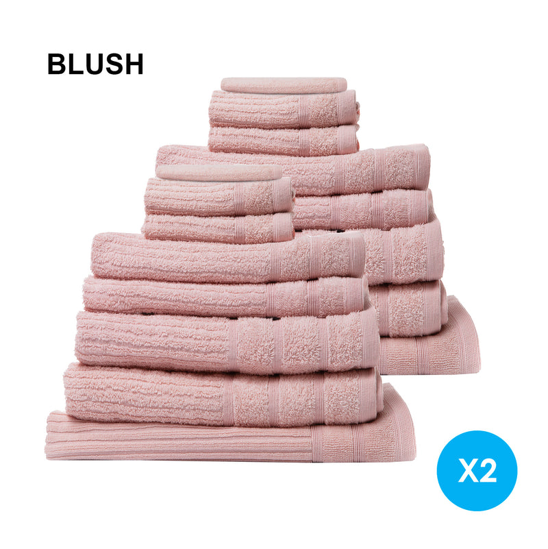 Royal Comfort Cotton Eden Towel Set 600GSM Luxurious Absorbent