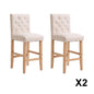 Milano Decor Hamptons Barstool Chairs Kitchen Dining Chair Bar Stool - Myzenhome