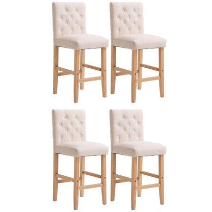 Milano Decor Hamptons Barstool Chairs Kitchen Dining Chair Bar Stool - Myzenhome