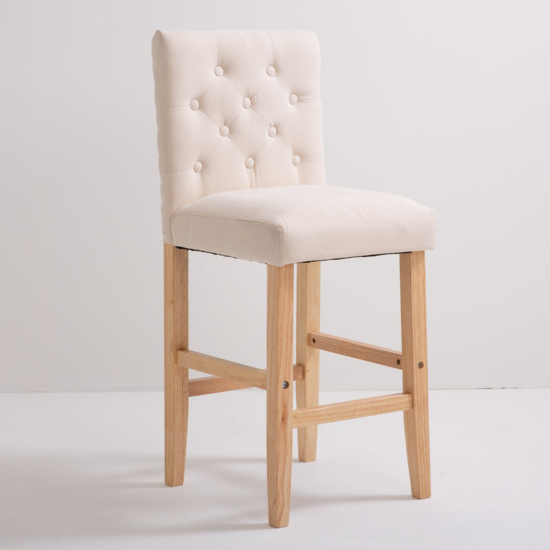 Milano Decor Hamptons Barstool Chairs Kitchen Dining Chair Bar Stool