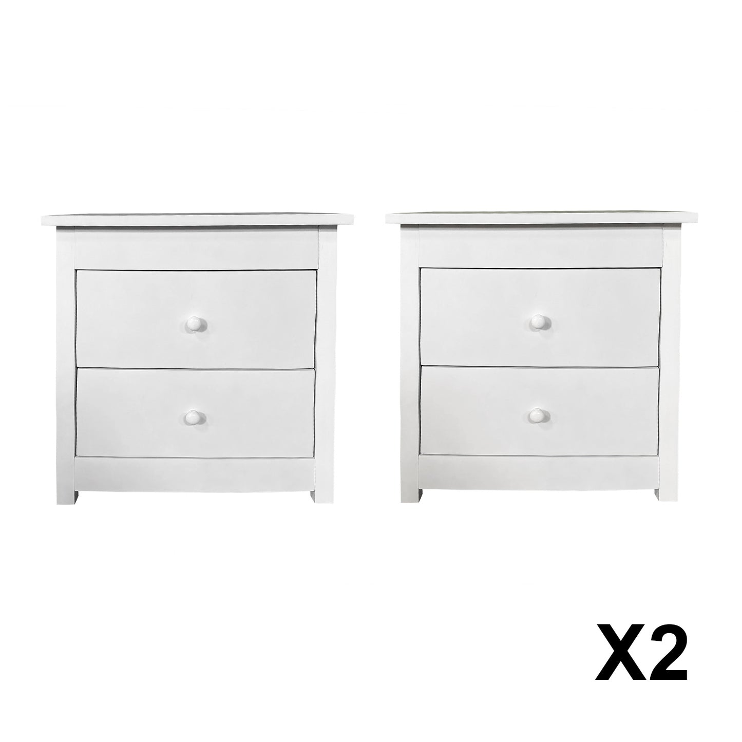 Milano Decor Bedside Table Byron Bay Storage Cabinet Bedroom - Myzenhome