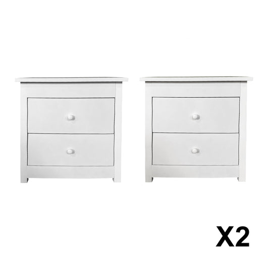 Milano Decor Bedside Table Byron Bay Storage Cabinet Bedroom - Myzenhome