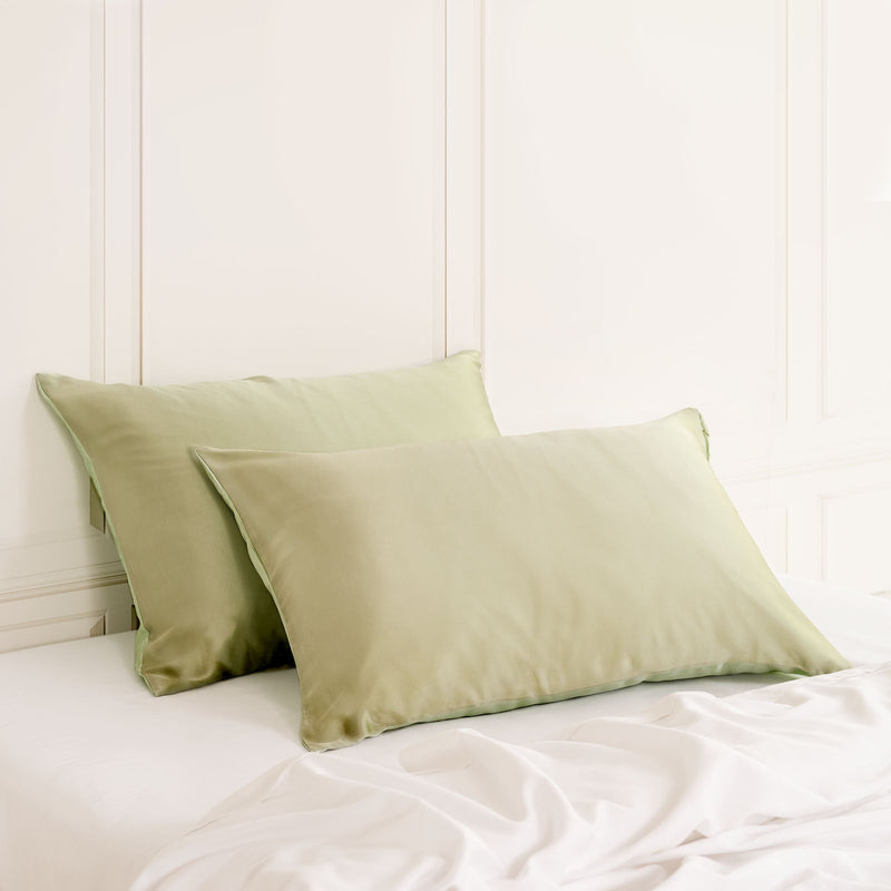 Royal Comfort Mulberry Soft Silk Hypoallergenic Pillowcase Twin Pack