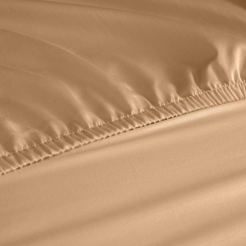 Royal Comfort 1000 Thread Count Fitted Sheet Cotton Blend Ultra Soft Bedding
