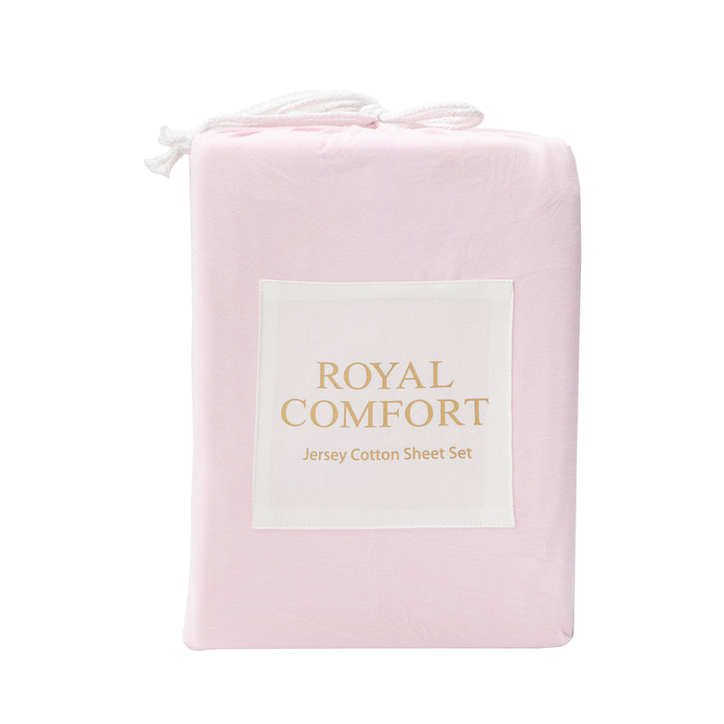 Royal Comfort 100% Jersey Cotton 4 Piece Sheet Set