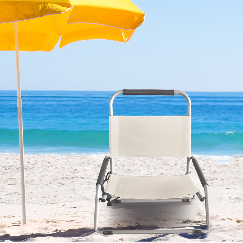 Havana Outdoors Beach Chair Folding Portable Summer Camping Outdoors