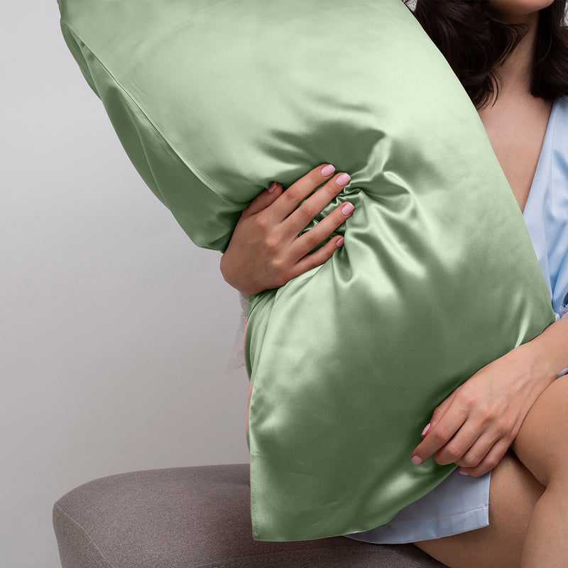 Casa Decor Luxury Satin Pillowcase Twin Pack Size With Gift Box Luxury Bedding