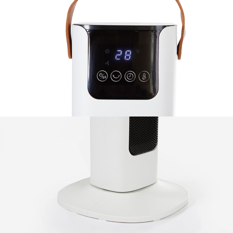 Pursonic Electric Ceramic Tower Heater Portable Oscillating Remote Control