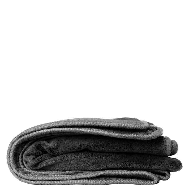 Royal Comfort Heated Faux Fur Throw Fleece Electric Blanket Washable Double-Side