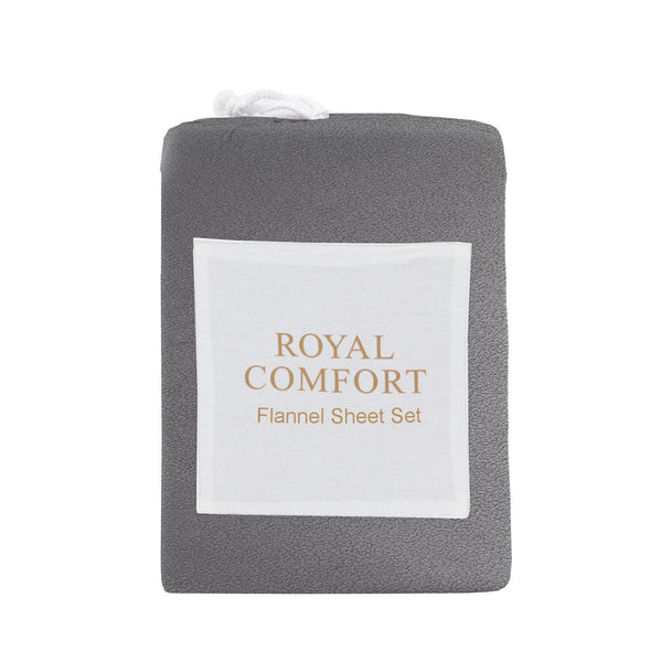 Royal Comfort Fleece Flannel Sheet Set Ultra Soft Warm Winter Thermal Bedding