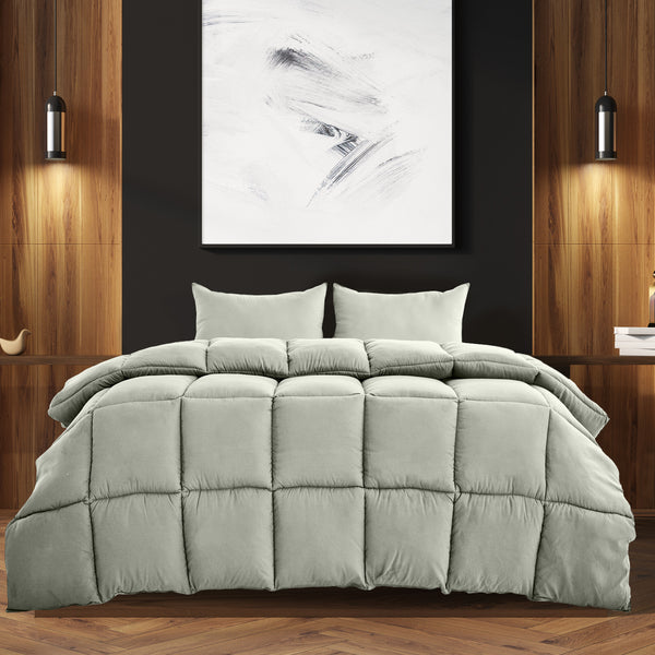 Royal Comfort 350GSM Bamboo Quilt Luxury Bedding Duvet All Seasons