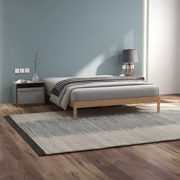Milano Decor Giulia Wooden Timber Mattress Bed Base Sturdy Practical Stylish