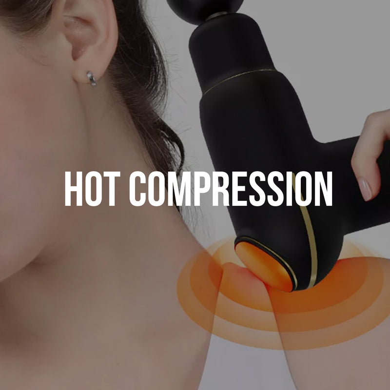 FitSmart Compact Pro FS-500 Vibration Massage Device 3 Levels Speed Temperature