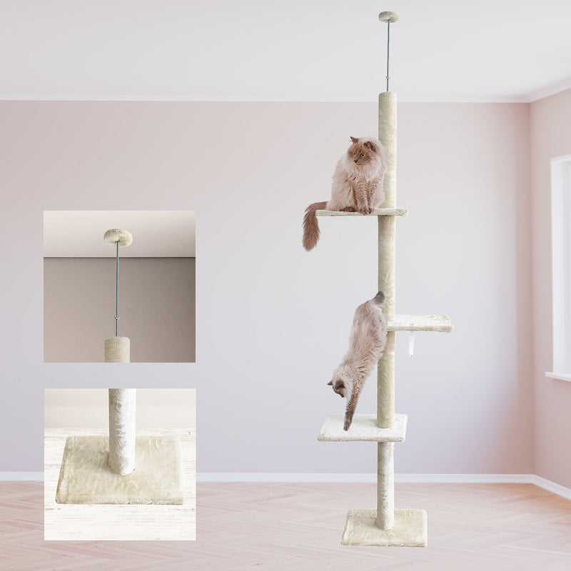 4Paws Cat Tree Scratching Post House Furniture Bed Luxury Plush