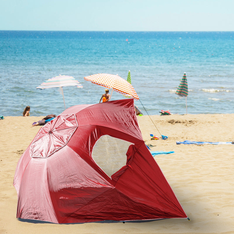 Havana Outdoors Beach Umbrella Tent 2.4M Outdoor Garden Beach Portable Shade