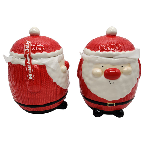 Bread and Butter Santa Canister 19 x 14cm