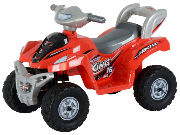 Safari King Electric Ride-On ATV Bike Kids Toy Quad Car Rechargeable Battery
