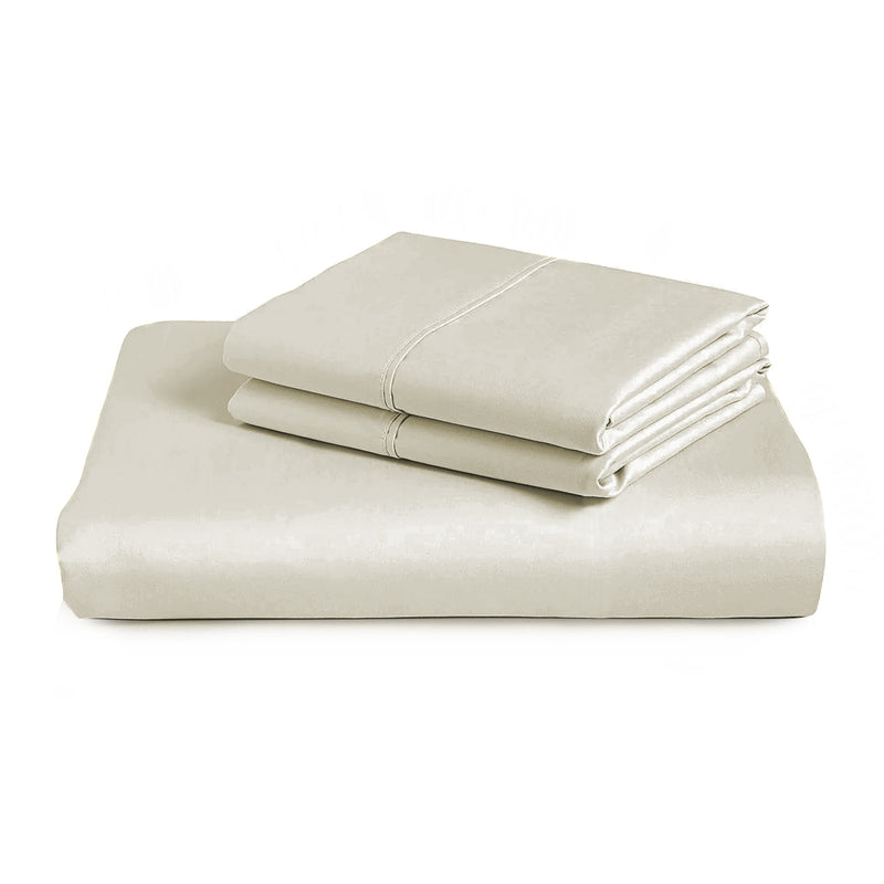 Royal Comfort 1000 Thread Count Cotton Rich 3 Piece Fitted Sheet Pillowcase Set