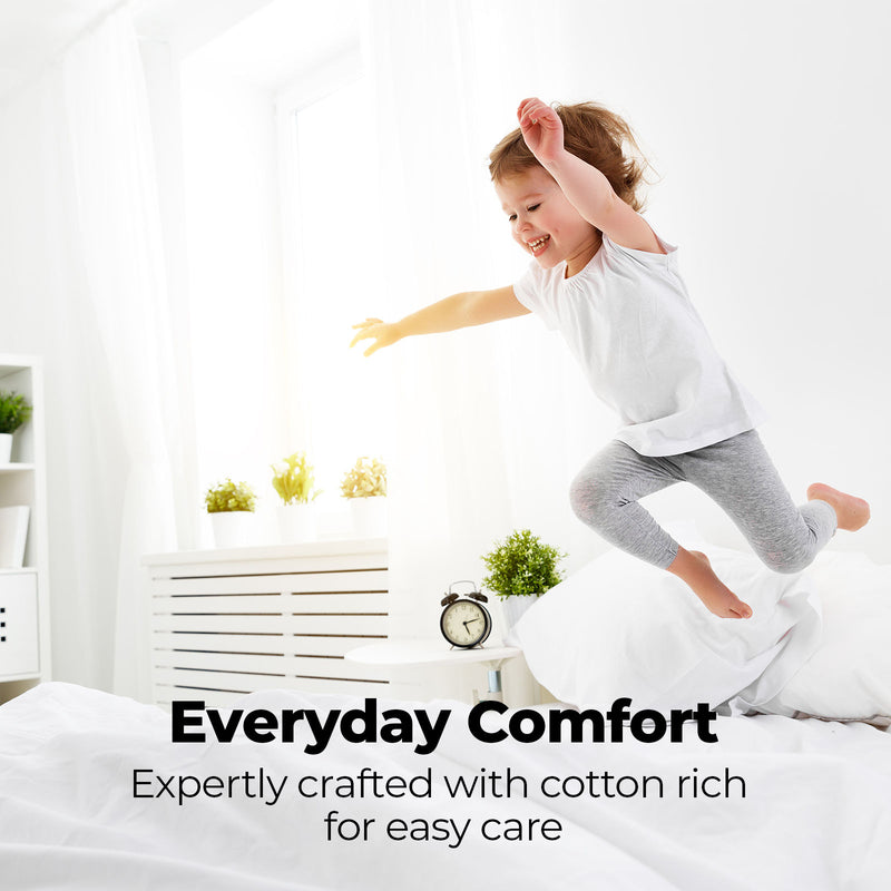 Royal Comfort 1500 Thread Count Cotton Rich Sheet Set 3 Piece Ultra Soft Bedding