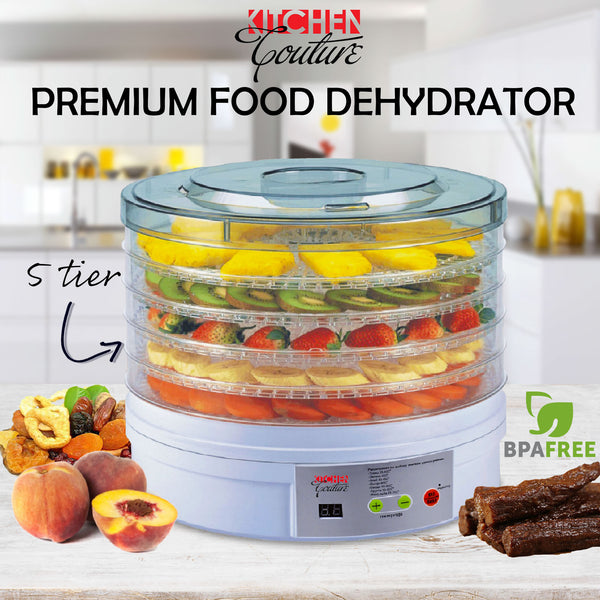 5 Tray Food Dehydrator Fruit Preserver Maker Commercial Dehydrators