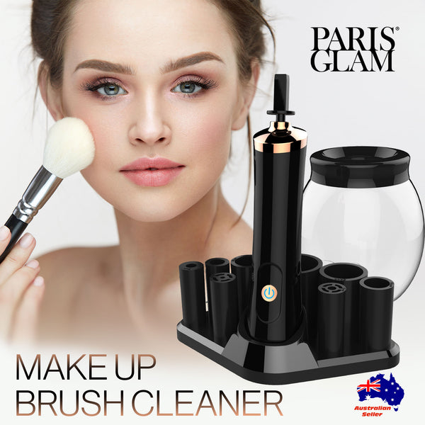 Paris Glam Makeup Brush Cleaner Electric Make-up Brush Cosmetic Cleanser & Dryer