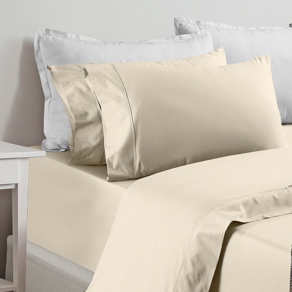 Renee Taylor 1500 Thread Count Pure Soft Cotton Blend Flat & Fitted Sheet Set
