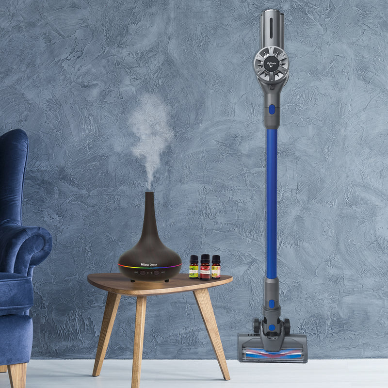 MyGenie X5 Cordless Vacuum Cleaner + Bonus Dark Wood Diffuser Humidifier