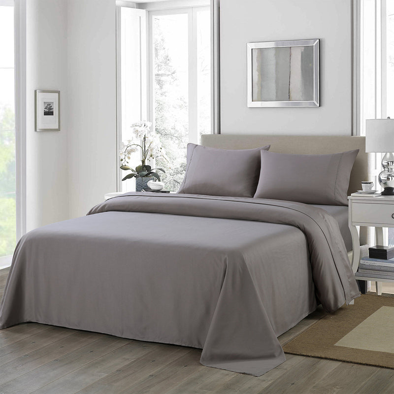 Royal Comfort Bedding Set 1 x 1200TC 4 Piece Sheet Set And 2 x Air Mesh Pillows