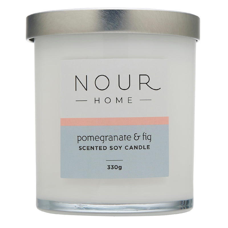 Nour Home Candle - Pomegranate And Fig