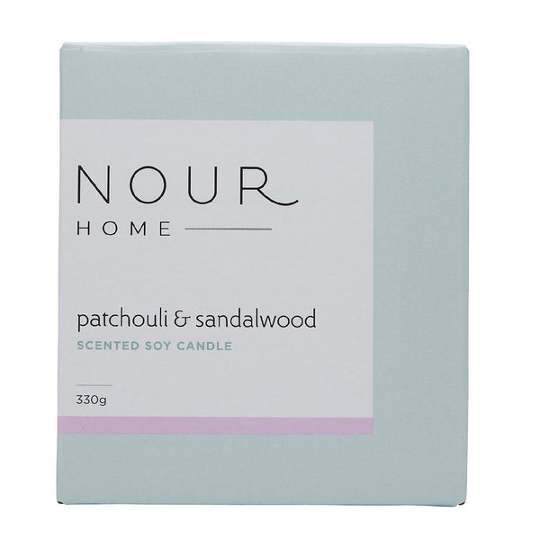 Nour Home Candle - Patchouli And Sandalwood